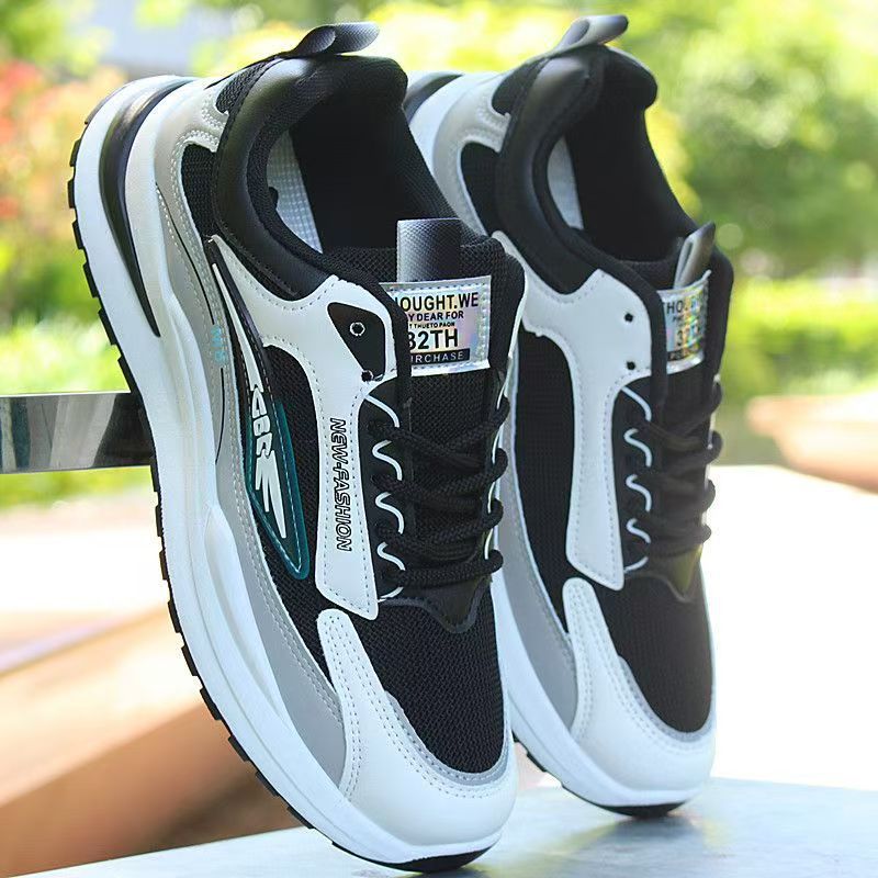 Damen Sportliche Sneakers mit atmungsaktiver Mesh-Oberfläche und stoßdämpfender Sohle EB