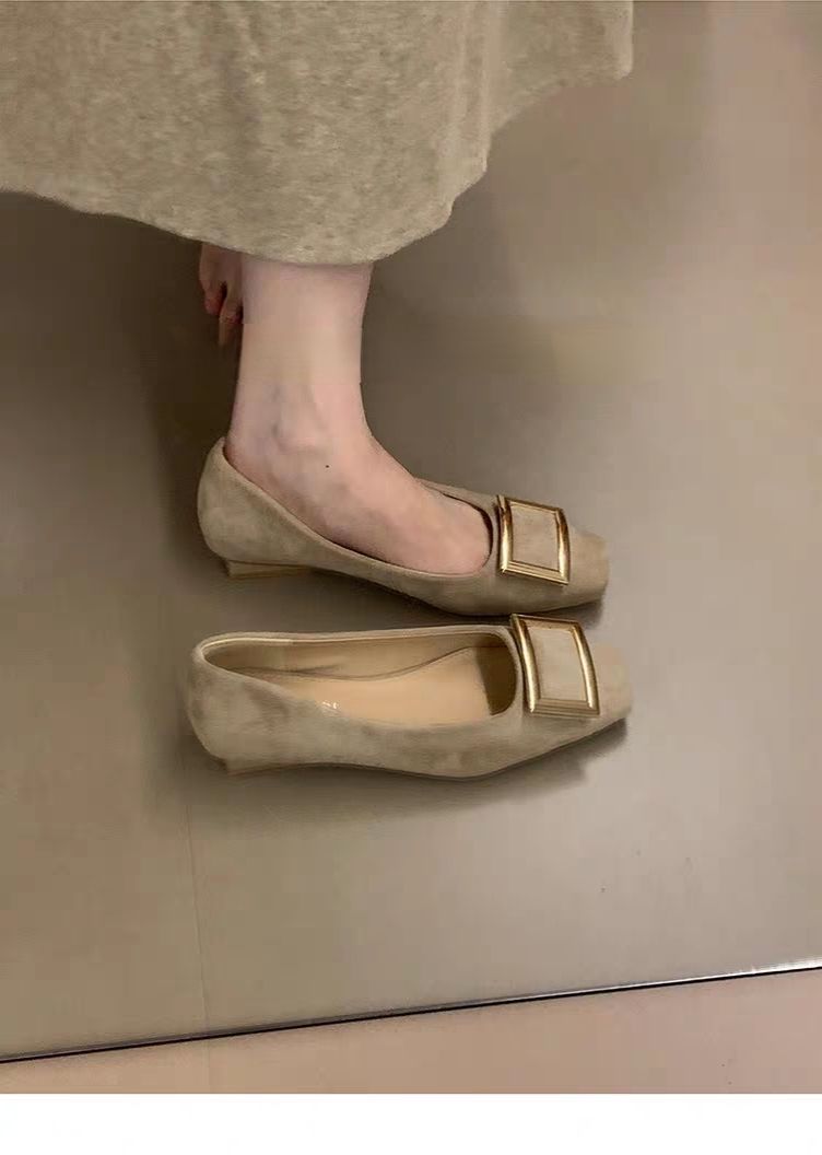 Damen Ballerinas mit elegantem Schnallen-Detail EB