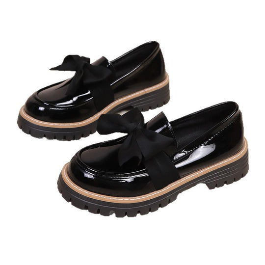 Damen elegante und bequeme Mokassins mit modischem Schleifenakzent EB