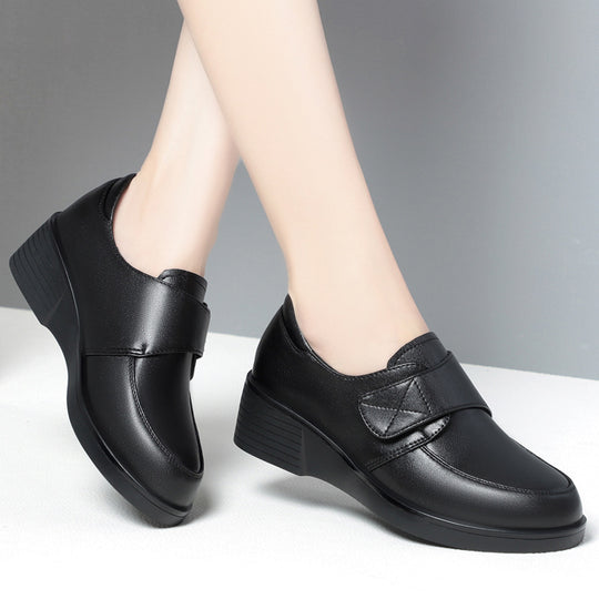 Damen Komfortable und elegante Schnürschuhe mit verstellbarem Klettverschluss EB
