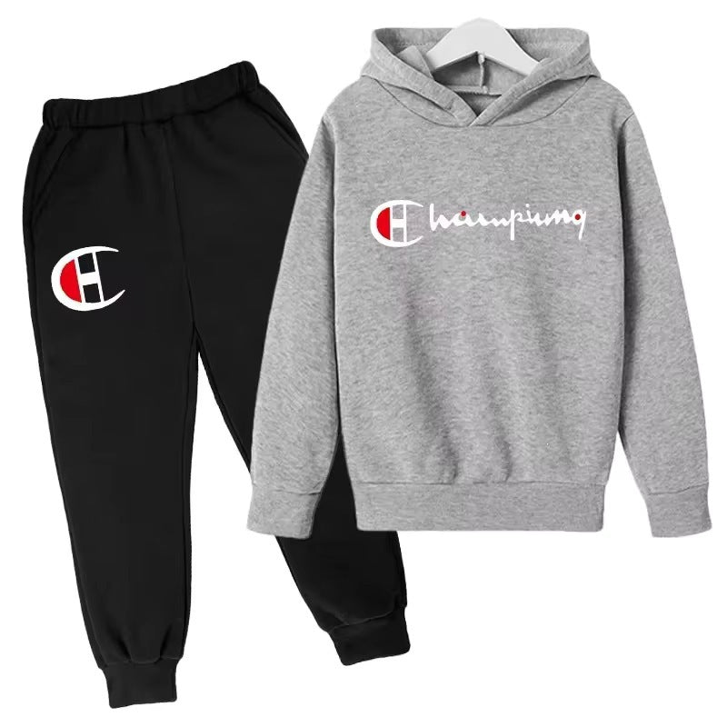 Unisex nan Kapuzenpullover mit Jogginghose Freizeitset EB