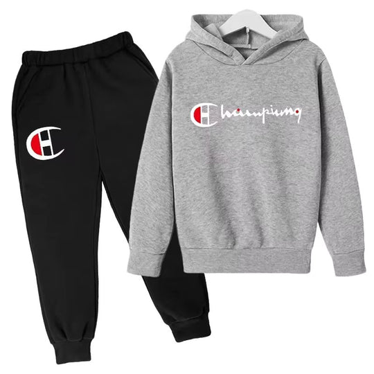 Unisex nan Kapuzenpullover mit Jogginghose Freizeitset EB