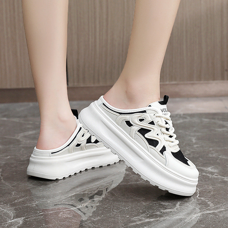 Damen Stylish Slip-On Sneakers mit ergonomischer Sohle und atmungsaktiven Einsätzen EB