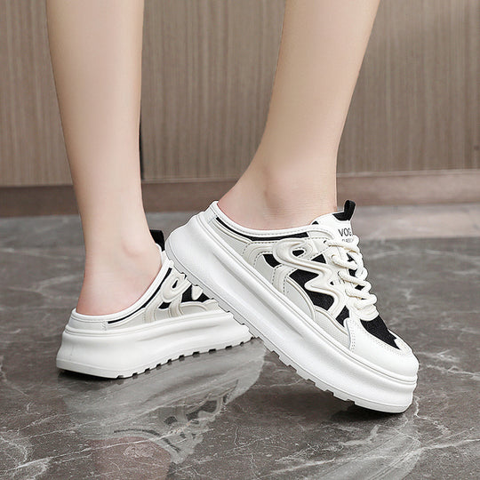 Damen Stylish Slip-On Sneakers mit ergonomischer Sohle und atmungsaktiven Einsätzen EB