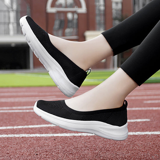 Damen Komfortable Slip-On Sneakers EB