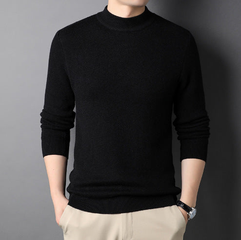 Herren Pullover mit hohem Kragen EB