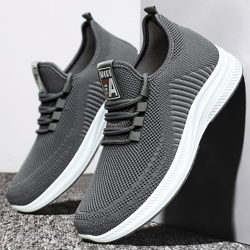 Damen Sportliche Lace-Up Sneakers mit atmungsaktivem Mesh-Obermaterial EB