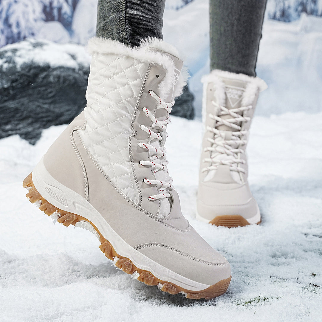 Damen Winterstiefel mit isolierendem Innenfutter und rutschfester Außensohle EB