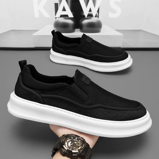Damen Slip-On Sneakers mit atmungsaktivem Obermaterial und flexiblem Design EB