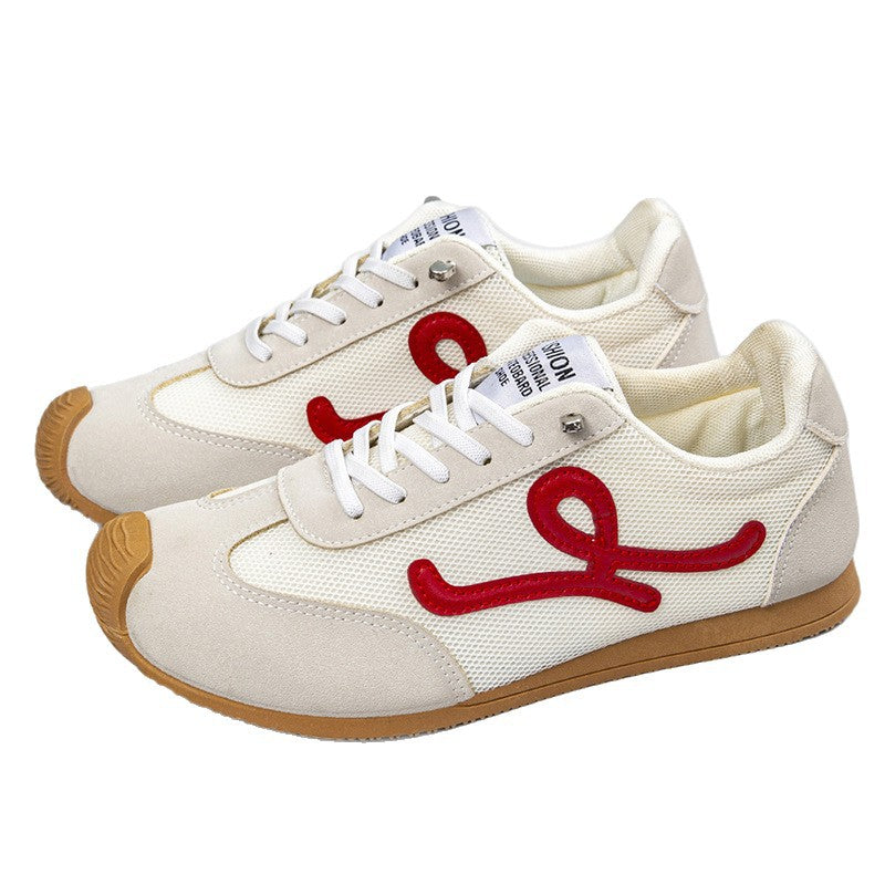 Damen Sportliche Sneakers mit atmungsaktiver Mesh-Oberfläche und rutschfester Sohle EB