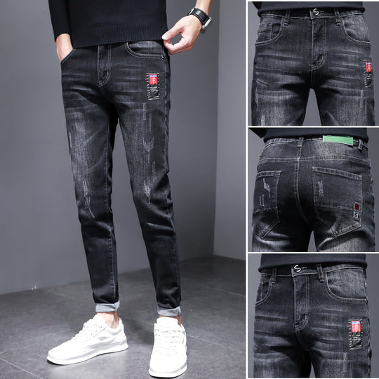 Herren Slim-Fit Jeans im modernen Waschdesign EB