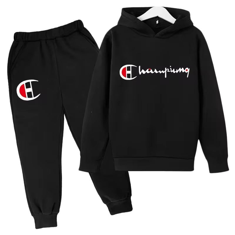 Unisex nan Kapuzenpullover mit Jogginghose Freizeitset EB