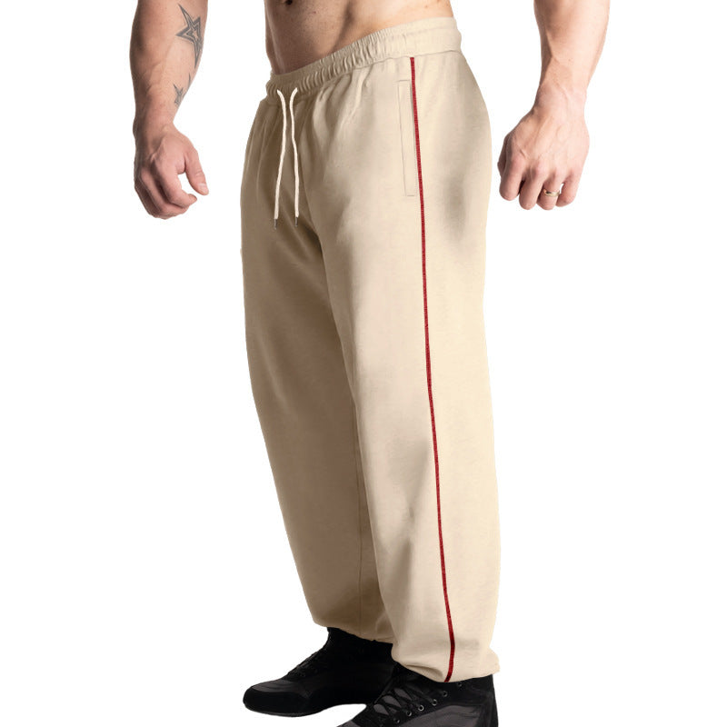 Herren Sportliche Jogginghose mit verstellbarem Bund und seitlichen Eingrifftaschen EB