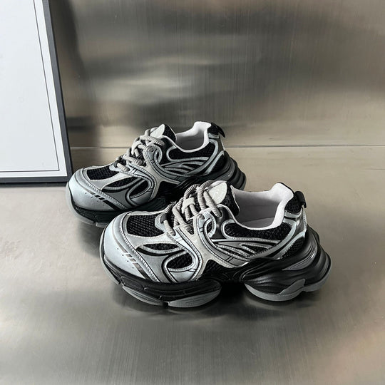 Damen Sportliche Multifunktionale Sneakers mit atmungsaktiven Mesh-Einsätzen und stoßdämpfender Sohle EB