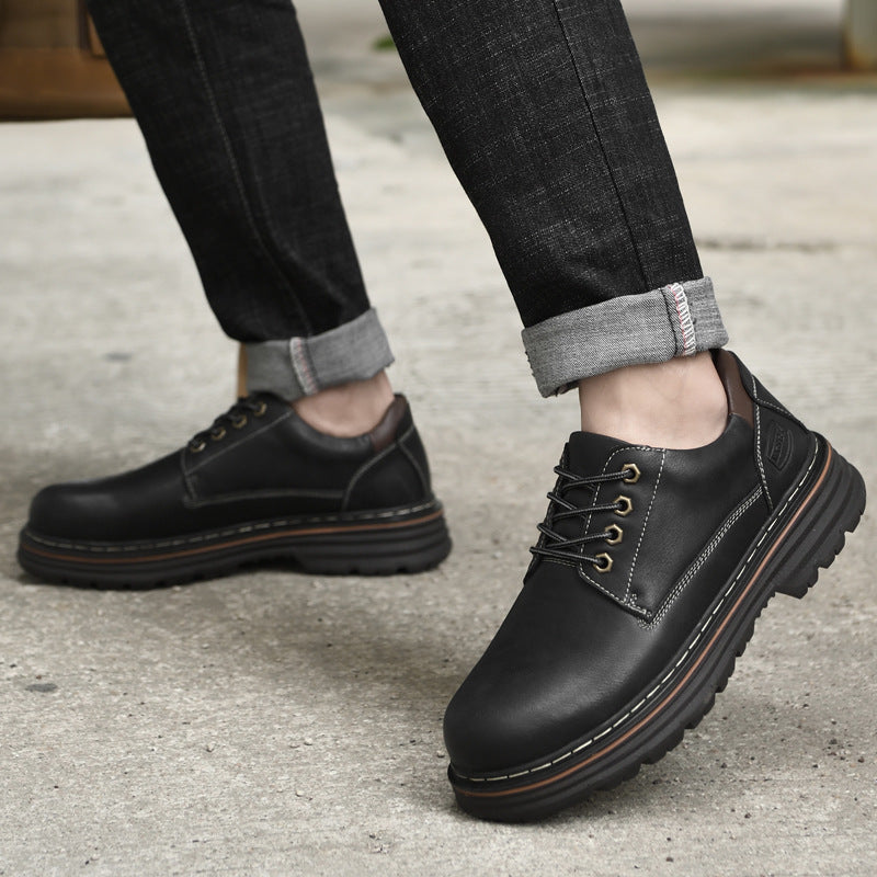 Herren Komfortable Schnürschuhe mit rutschfester Sohle und stoßdämpfendem Design EB