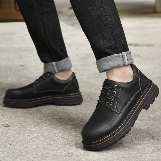 Herren Komfortable Schnürschuhe mit rutschfester Sohle und stoßdämpfendem Design EB