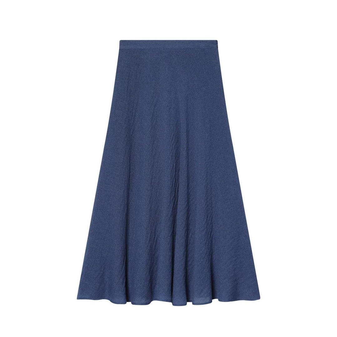 Damen Maxirock mit fließendem Schnitt und asymmetrischen Details EB