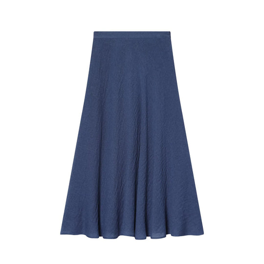 Damen Maxirock mit fließendem Schnitt und asymmetrischen Details EB