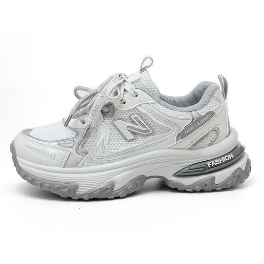 Damen Sportliche Sneakers mit atmungsaktiver Mesh-Oberfläche und dämpfender Laufsohle EB 1771555686
