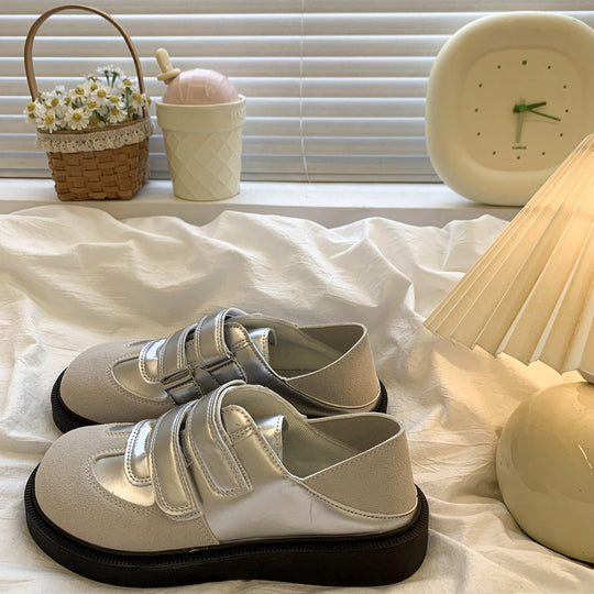Damen Sneakers mit verstellbarem Klettverschluss und bequemem Fußbett EB