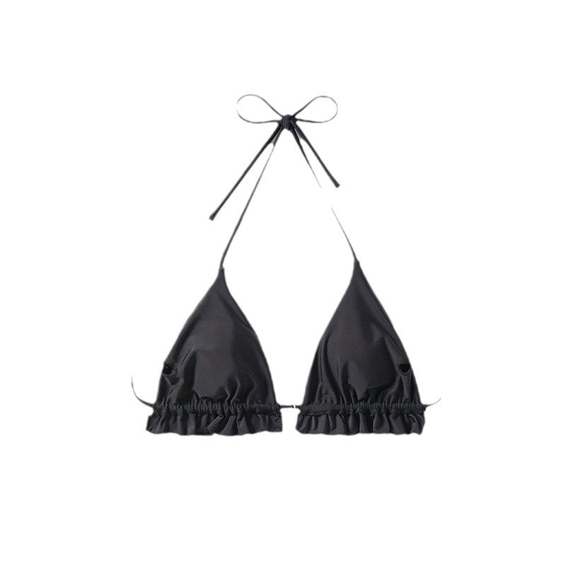 Damen Triangel-Bikini mit Rüschendetails EB