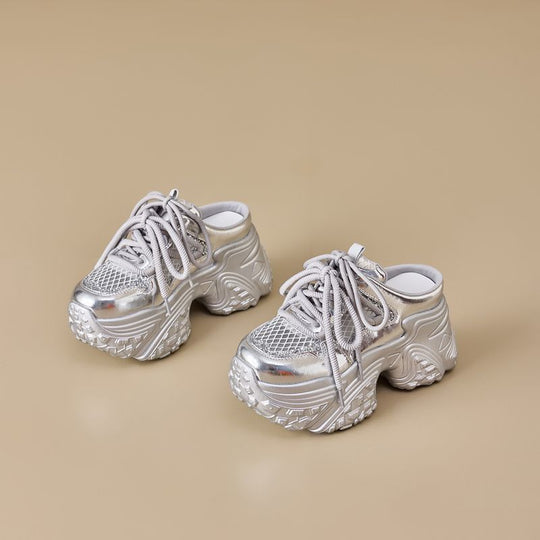 Damen Trendige Sneakers mit ausgeprägter Sohle EB