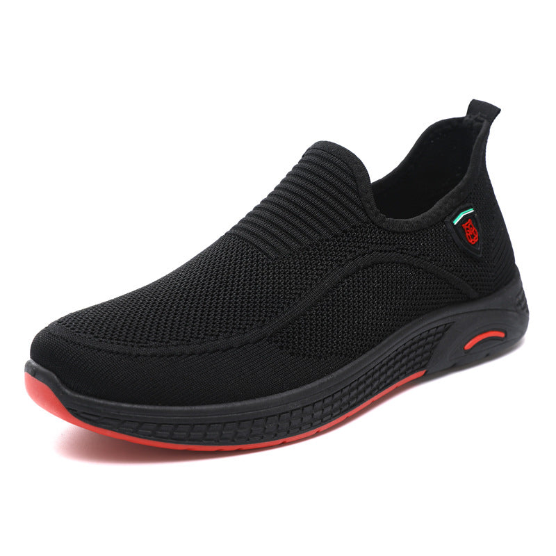 Damen Bequeme Slip-On Sneakers mit atmungsaktiver Mesh-Oberfläche und flexibler Sohle EB