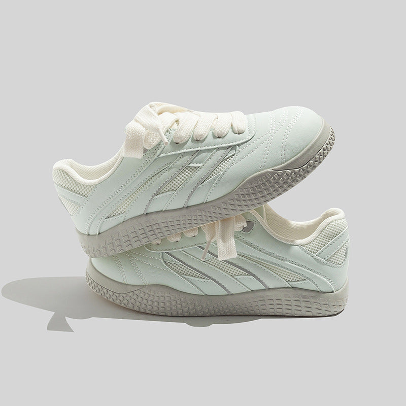 Damen Sportliche Freizeitsneaker mit rutschfester Gummisohle und innovativer Oberflächenstruktur EB