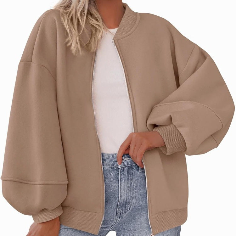 Damen Oversized Sweaterjacke EB