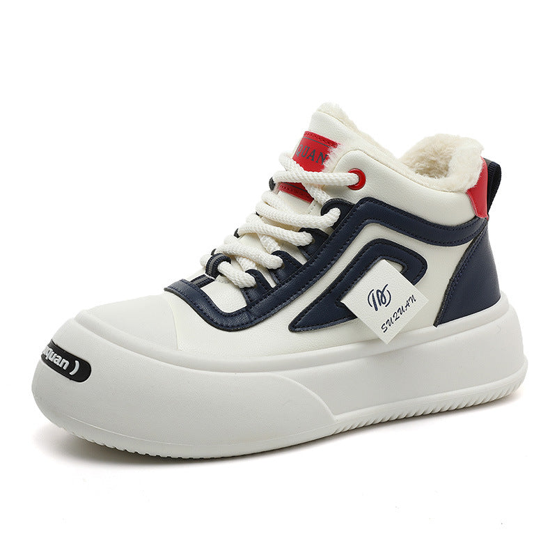 Damen Hohe Winter Sneakers mit kuscheligem Innenfutter und rutschfester Sohle EB