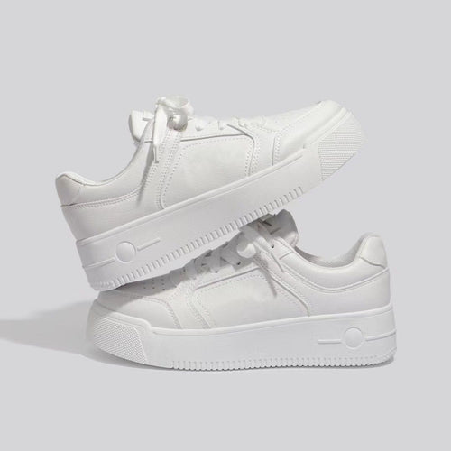 Damen sportive und trendige Sneakers mit extraleichter Sohle EB