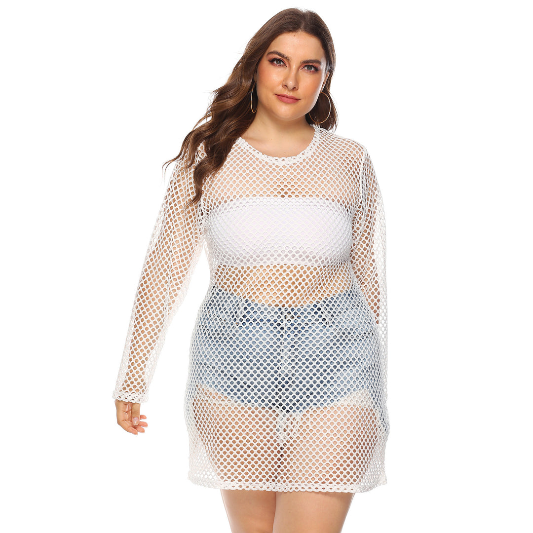 Damen Netz-Streifenkleid EB