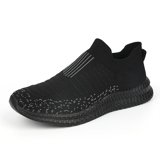 Damen Strick-Sneaker mit atmungsaktiver Obermaterialstruktur und rutschfester Sohle EB