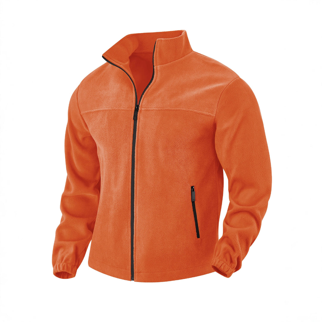 Herren Fleecejacke mit hohem Kragen EB