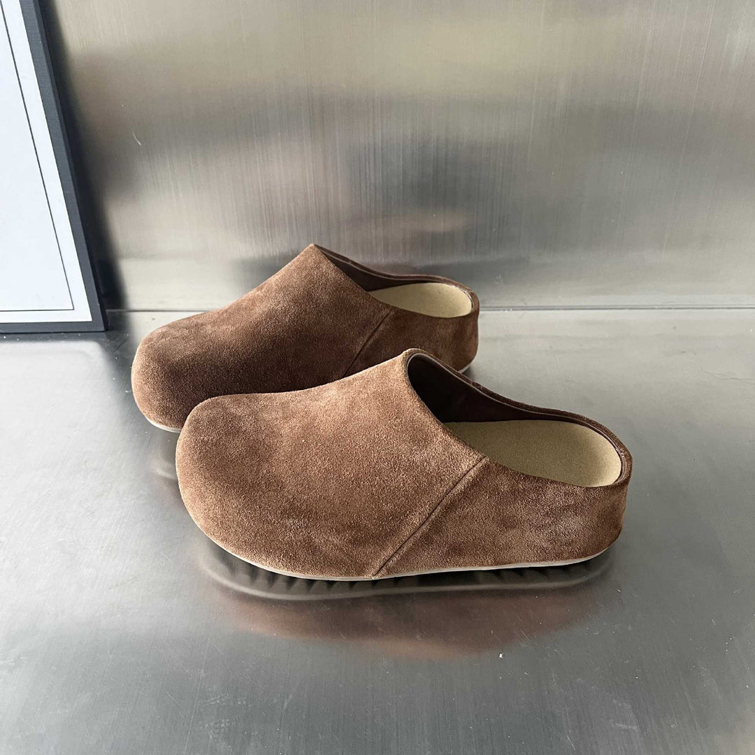 Damen Komfort Clogs aus hochwertigem Wildleder EB