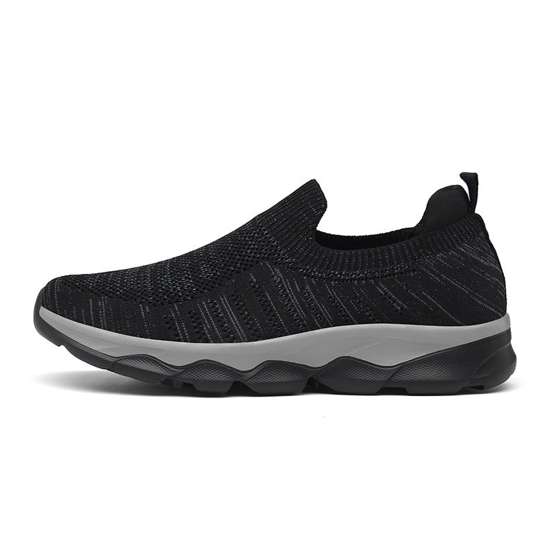 Damen Atmungsaktive Slip-On Sneakers mit flexiblem Sohlenaufbau EB