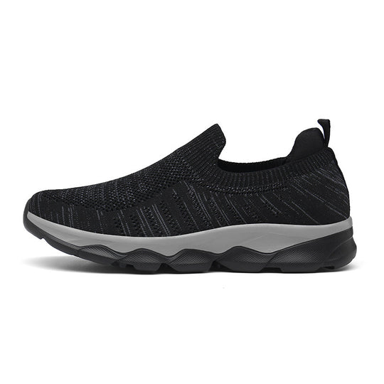 Damen Atmungsaktive Slip-On Sneakers mit flexiblem Sohlenaufbau EB