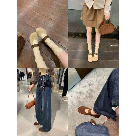 Damen Komfortable Riemchen-Mokassins mit elegantem Schnitt und bequemer Innensohle EB