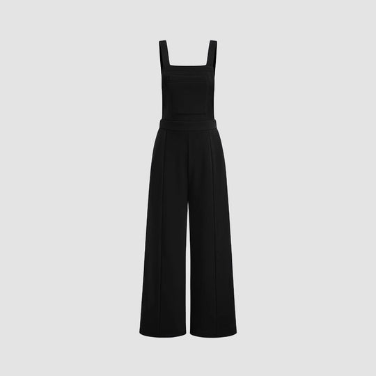 Damen Overall mit weitem Bein und praktischen Taschen EB