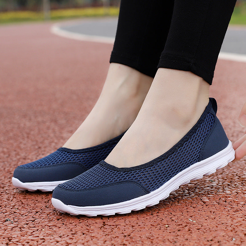 Damen Atmungsaktive Freizeitschuhe mit elastischem Obermaterial EB