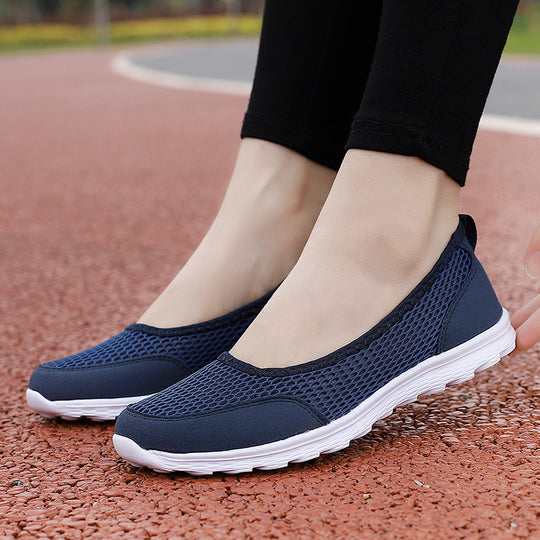Damen Atmungsaktive Freizeitschuhe mit elastischem Obermaterial EB
