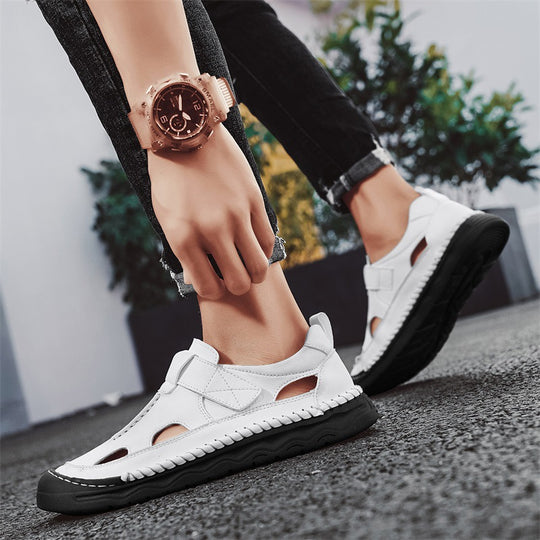 Damen Bequeme Freizeitsandalen mit atmungsaktivem Design und verstellbarem Riemen EB