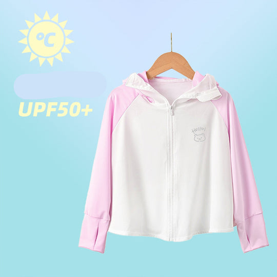 Damen Leichte UV-Schutzjacke mit Kapuze EB