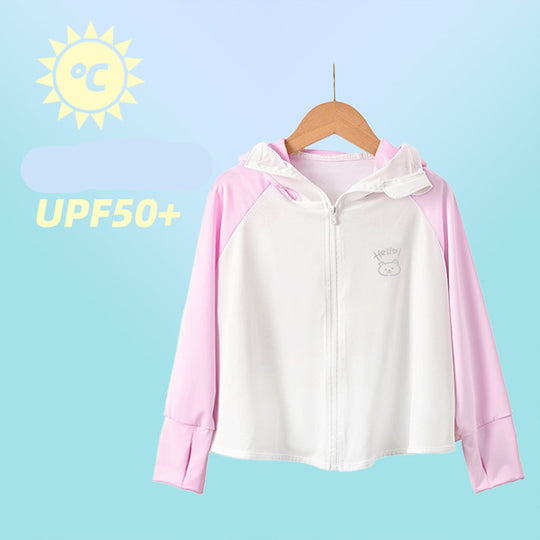 Damen sportliche UV-Schutzjacke mit Kapuze EB