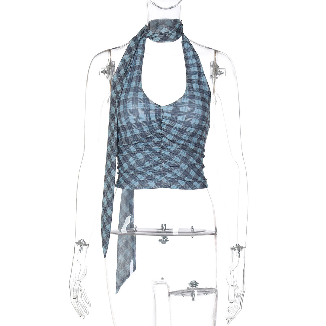 Damen Wickelbluse mit raffiniertem Krawatten-Design EB