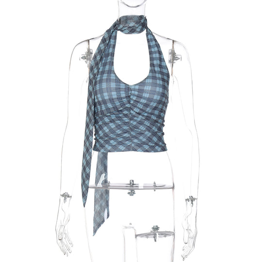 Damen Wickelbluse mit raffiniertem Krawatten-Design EB