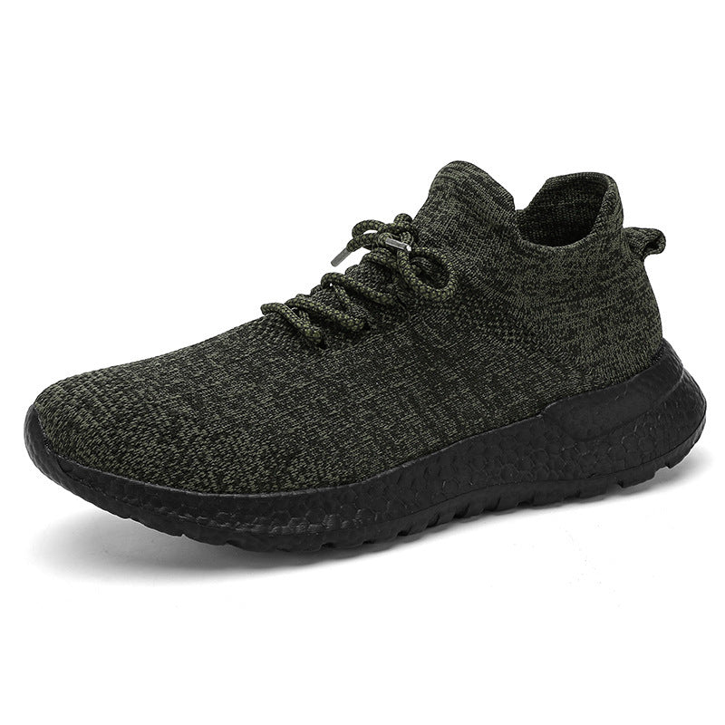 Unisex nahtloser Strick‑Sock‑Sneaker mit gepolsterter Hohlkammer‑Zwischensohle und griffiger Wabensohle EB