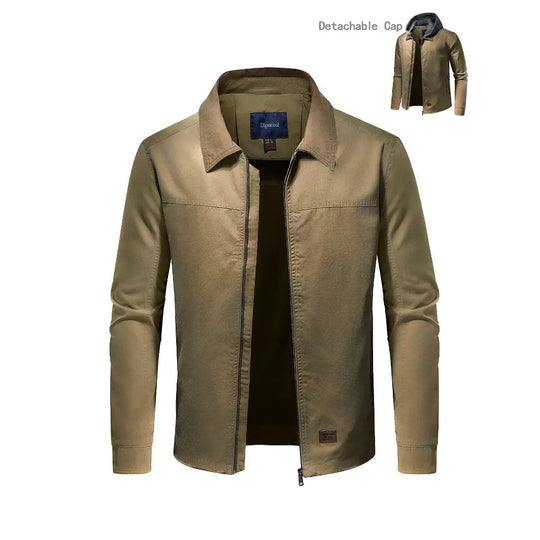 Herren Utility-Jacke mit abnehmbarem Hoodie EB