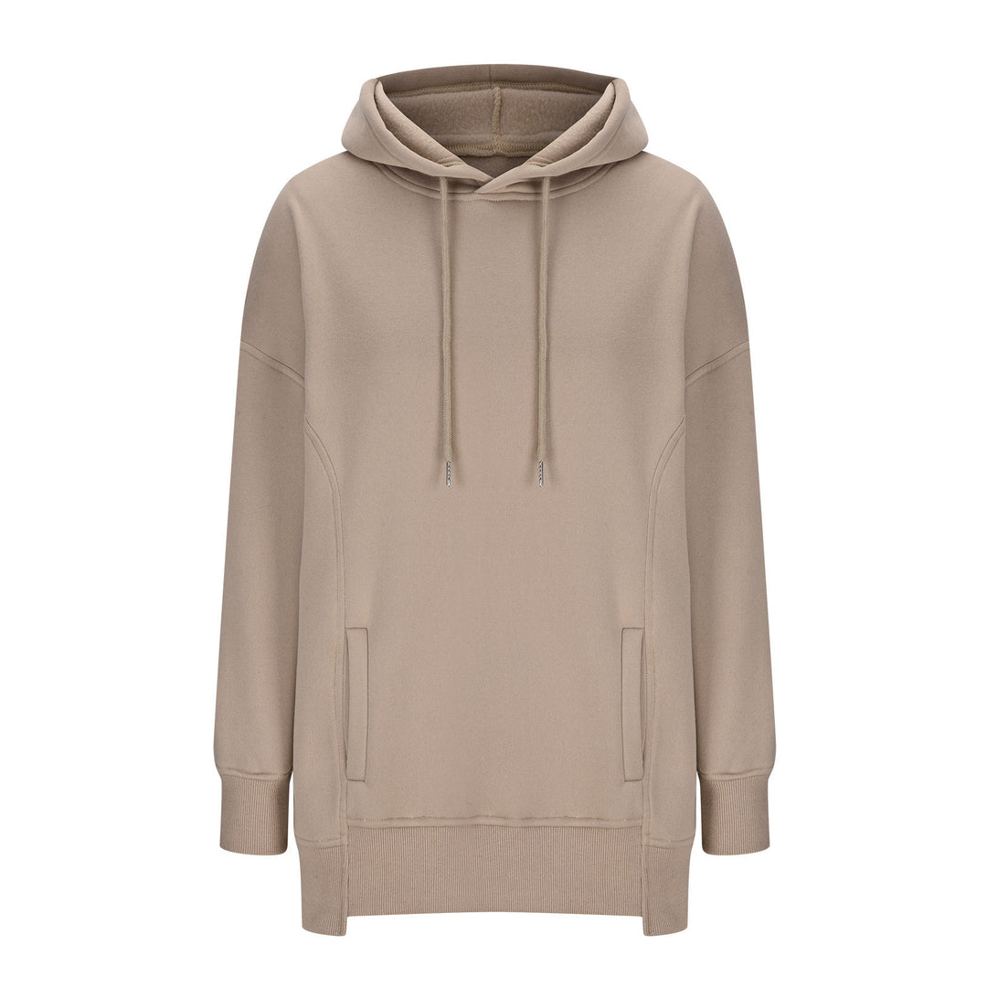 Damen Oversized Kapuzenpullover mit Taschen und Kängurustil EB