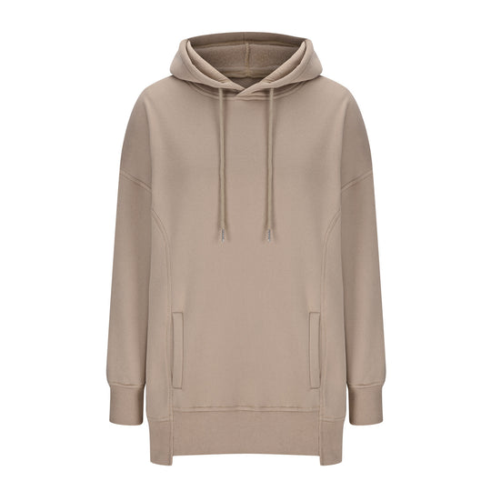 Damen Oversized Kapuzenpullover mit Taschen und Kängurustil EB